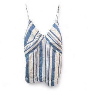 Universal Thread Blue and Cream Striped Camisole
